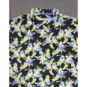 Tommy Bahama 100% Silk Floral Hawaiian Shirt 2XL